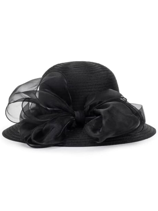 Women\'s Kentucky Organza Sun Hat Summer Derby Hat Bowler Church Fascinator main image 6